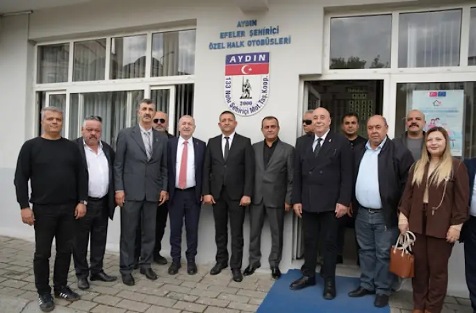 Özdağ, Aydın’da şehir içi taşımacılık kooperatifini ziyaret etti