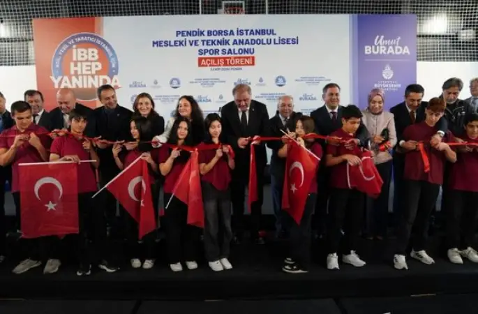 Pendik Borsa İstanbul MTAL Spor Salonu hizmete açıldı
