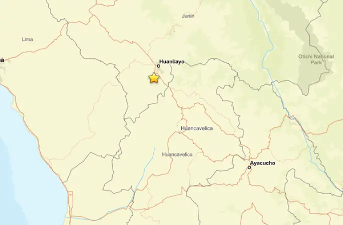 Peru'da deprem
