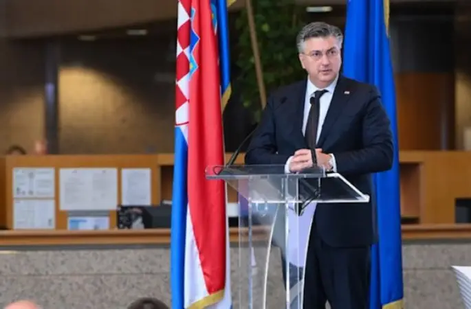 Plenkovic’ten Hırvatistan Milli Takımı’na destek mesajı