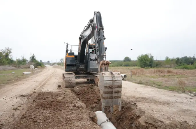 Sallar Mahallesi’ne 1.800 metrelik yeni kanalizasyon hattı döşeniyor