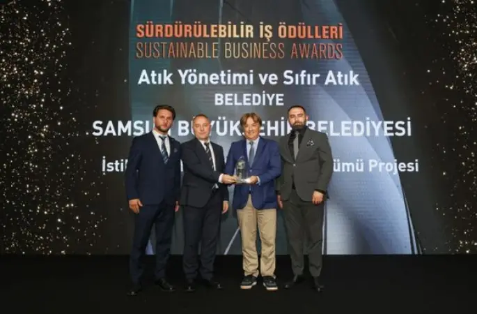 Samsun Büyükşehir Belediyesi’ne Sürdürülebilir İş Ödülleri 2026’da ödül