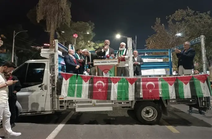 Şanlıurfa’da Gazze için yürüyüş düzenlendi