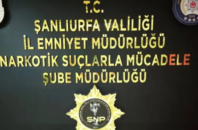 Şanlıurfa’da uyuşturucu operasyonunda 3 tutuklama