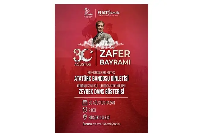 Seferihisar'da 30 Ağustos Zafer Bayramı coşkuyla kutlanacak