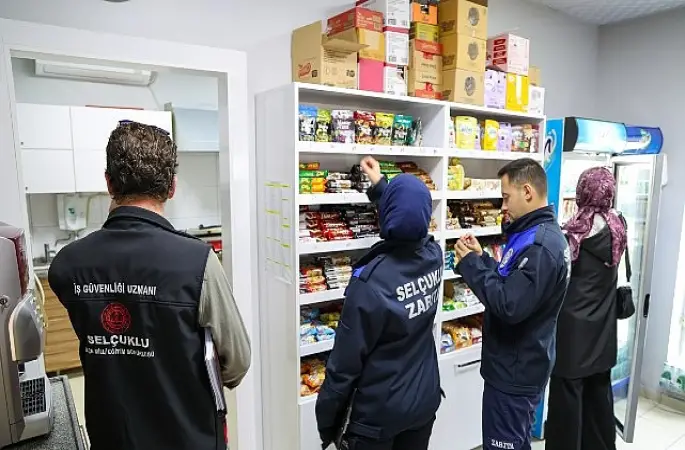 Selçuklu'da Okul Kantinlerine Denetimler Sürüyor