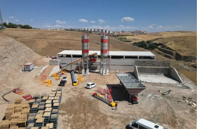 Siirt'te beton ve kilitli parke taşı üretim tesisi kuruluyor