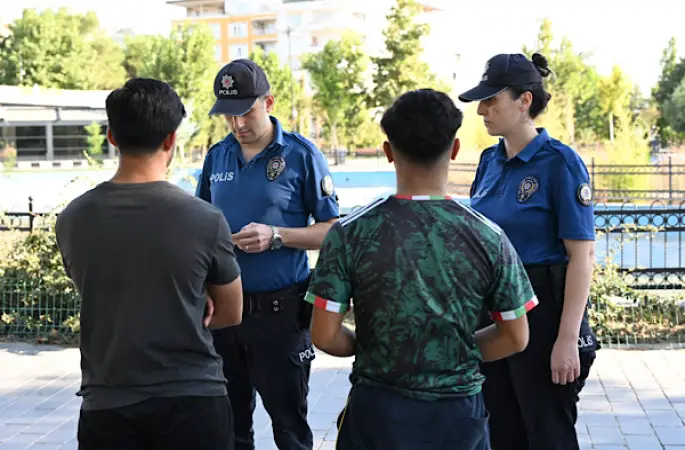  Siirt’te okul çevreleri ve servis araçlarına yönelik denetim yapıldı