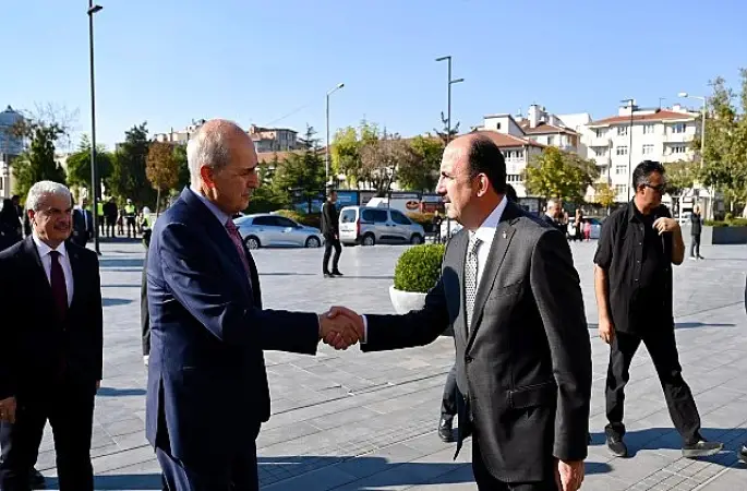 TBMM Başkanı Numan Kurtulmuş, Konya Büyükşehir Belediye Başkanı Uğur İbrahim Altay'ı Ziyaret Etti