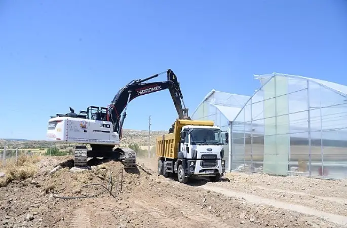  Termal Sera Çevre Düzenlemesi Yapılıyor