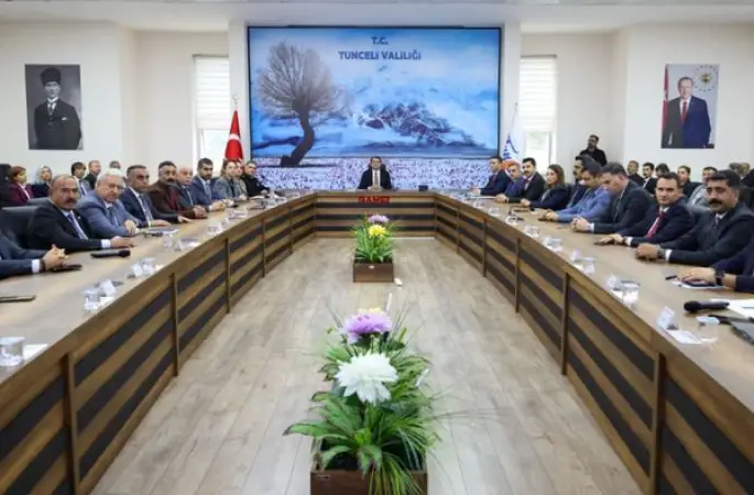 Tunceli’de 17,8 milyar liralık yatırım programı ele alındı