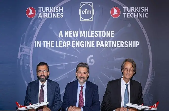 Türk Hava Yolları ve CFM, 600'den fazla LEAP-1B motoru için Mutabakat Anlaşması imzaladı