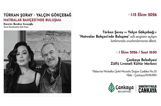 Türkan Şoray “Hatıralar Bahçesinde Buluşma" Sergisi ile Çankaya'da