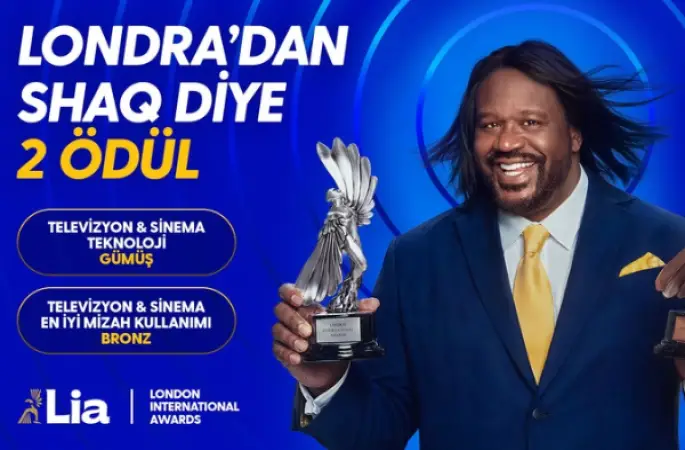 Turkcell’in “Shaq diye 5G” reklam kampanyasına London International Awards’tan çifte ödül