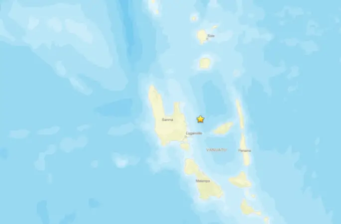 Vanuatu'da deprem