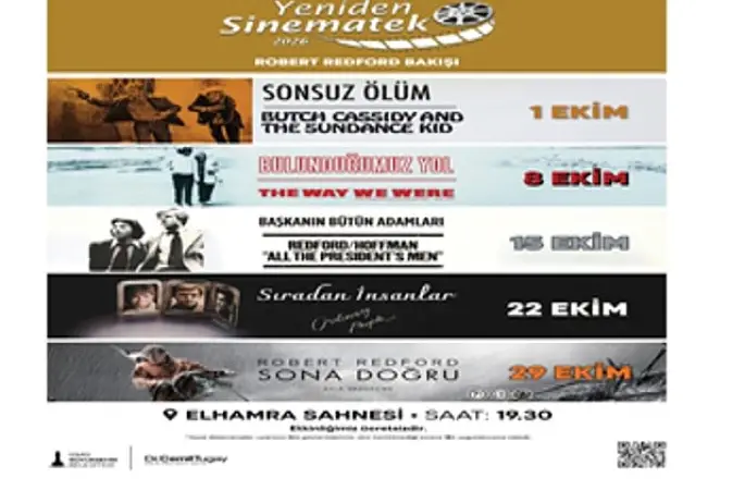 Yeniden Sinematek'te yeni sezon “Robert Redford Bakışı" ile başlıyor
