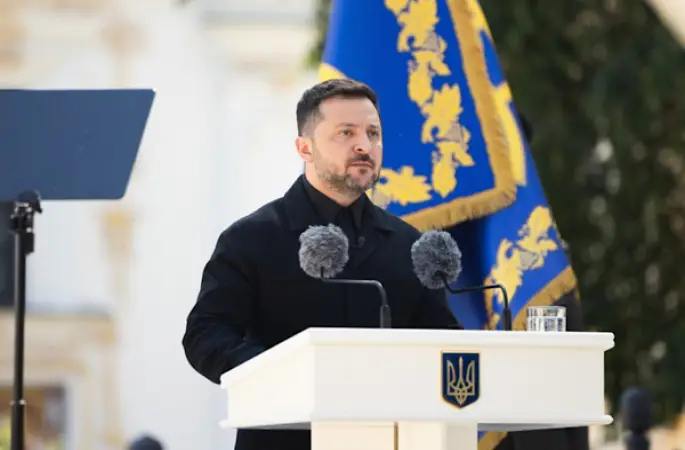 Zelenski: Ukrayna sanatının güçlü bir sese dönüşeceğine inanıyorum